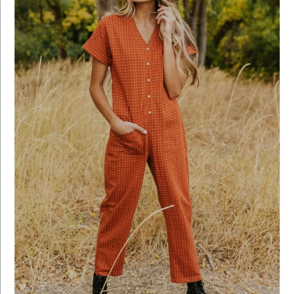 NWT Roolee Madrid Detail Jumpsuit size medium